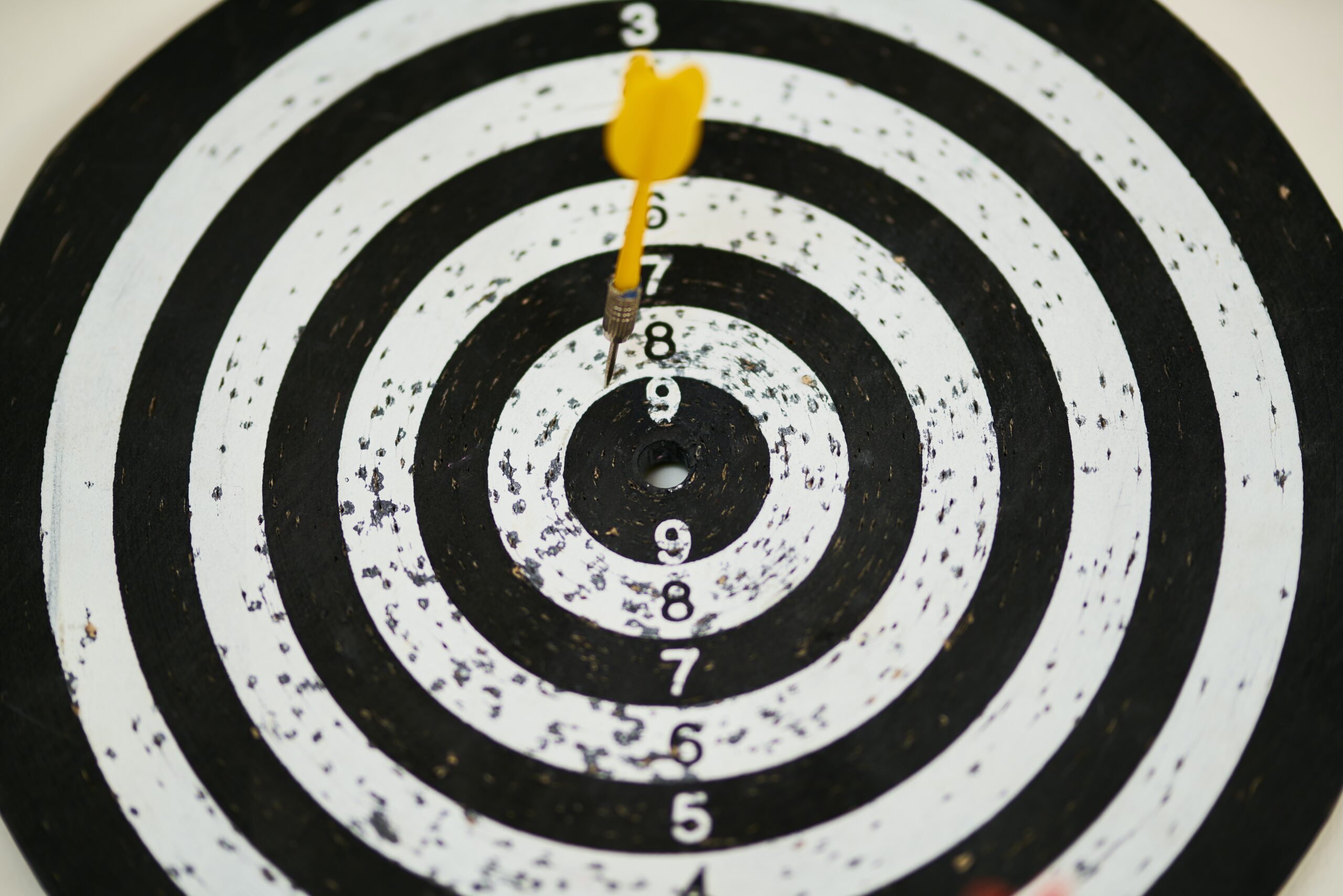 Decorative picture showing on target