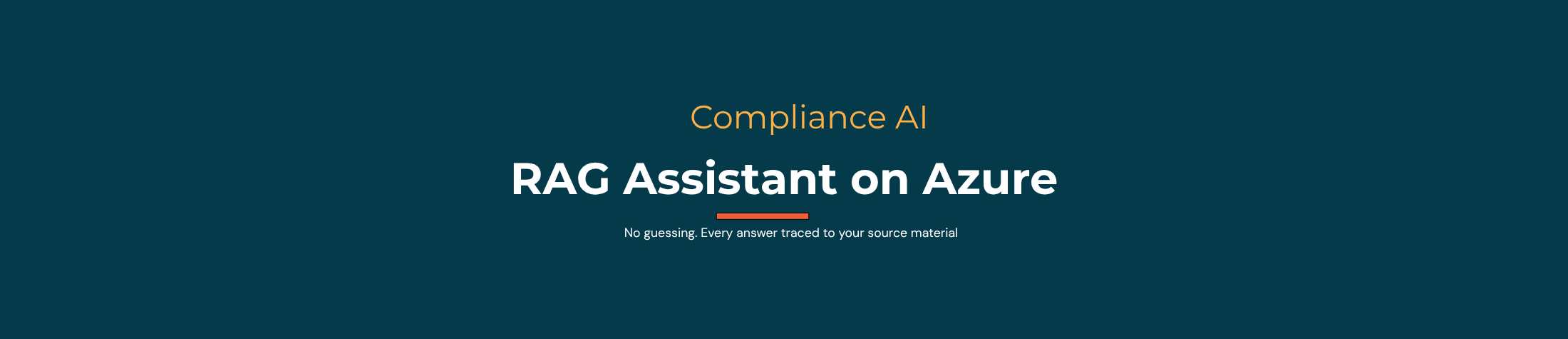 RAG Assistant on Azure